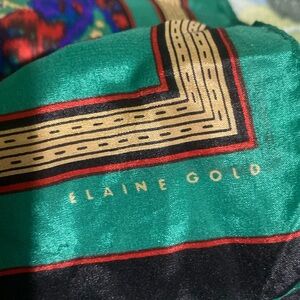 Elaine Gold Twilly  Scarf